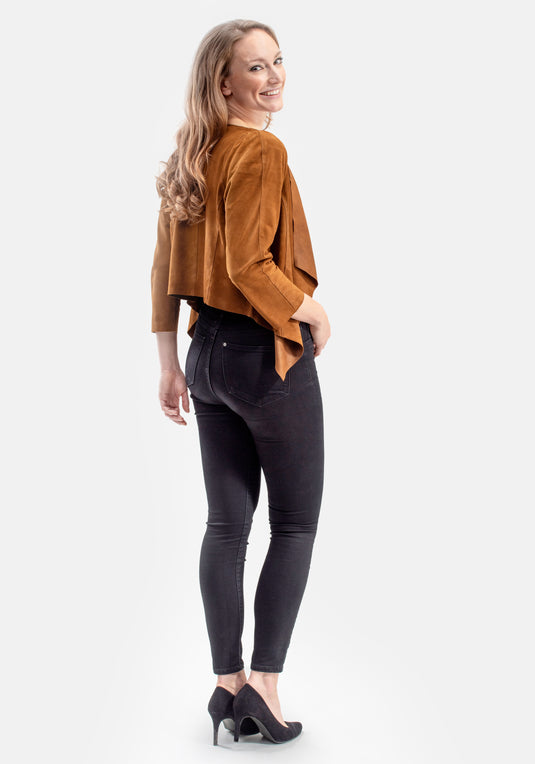 Bolero in Veloursleder „Charmoise“ Women