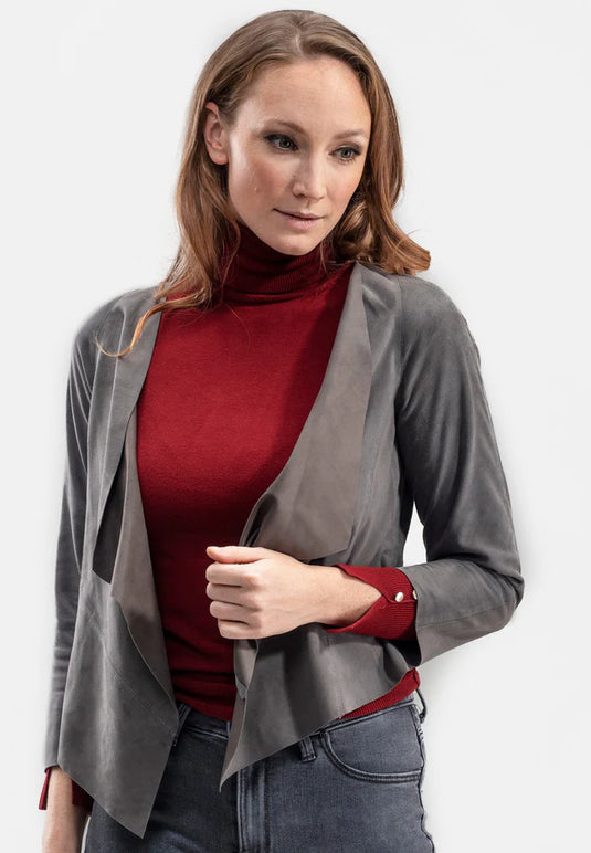 Bolero in Veloursleder „Charmoise“ Women