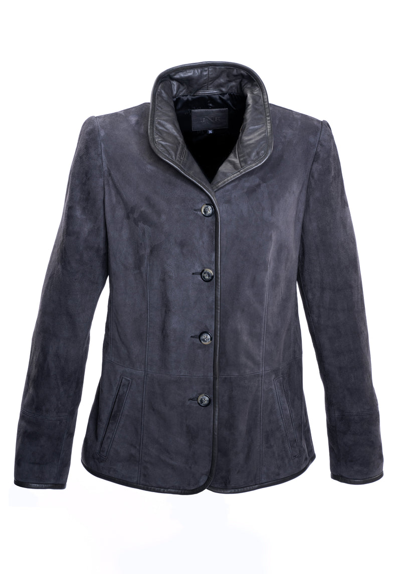 Load image into Gallery viewer, Ziegenvelours-Jacke “Debouillet”
