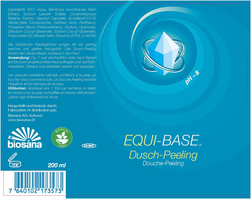 Load image into Gallery viewer, EQUI-BASE basisches Dusch-Peeling 200 ml
