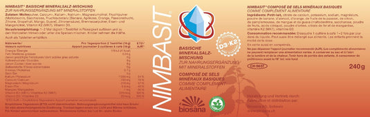 NIMBASIT Mineralsalz Pulver 240 g