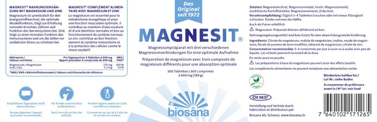 MAGNESIT Mineralsalz Tabletten 300 Stk