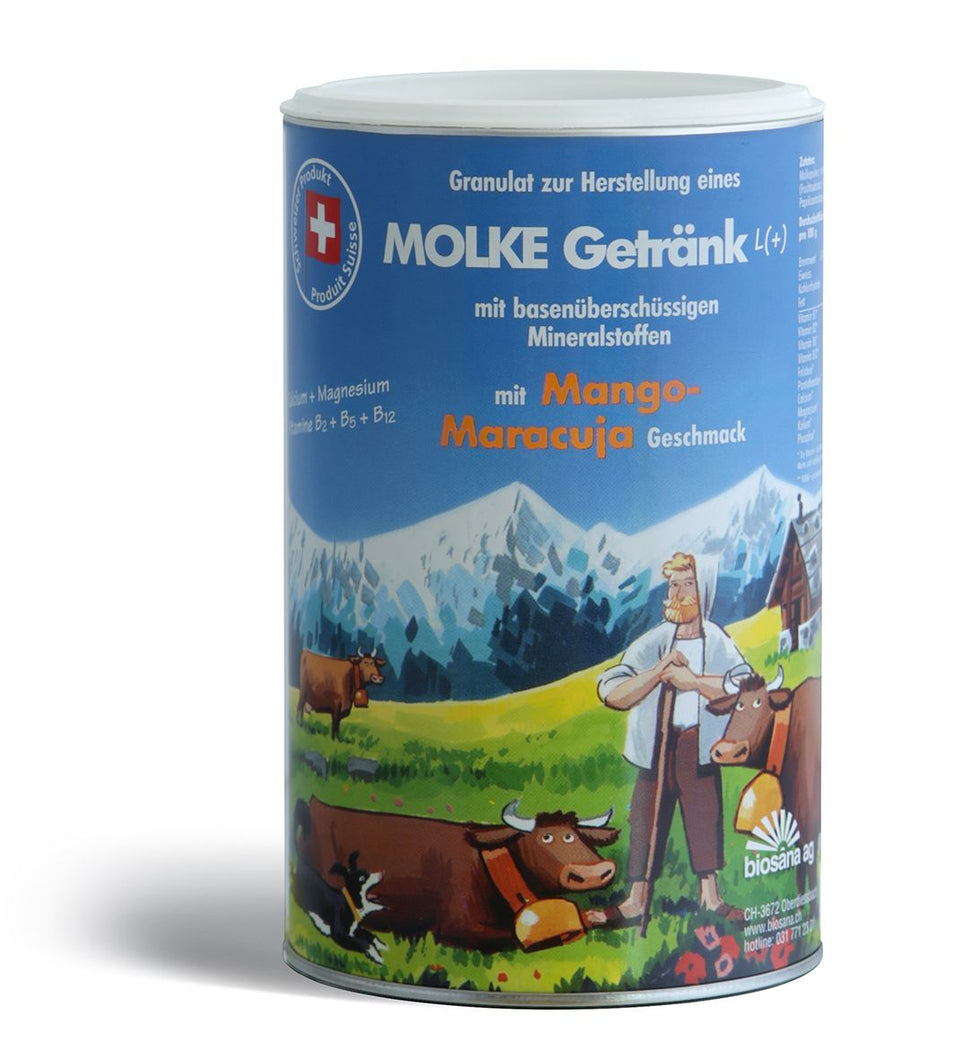 Molke Granulat Mango-Maracuja 500 g