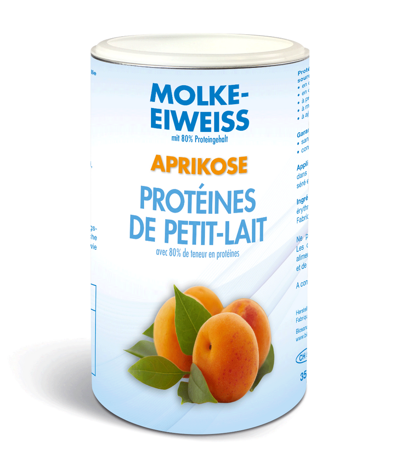 Load image into Gallery viewer, Molke-Eiweiss Pulver Aprikose 350 g
