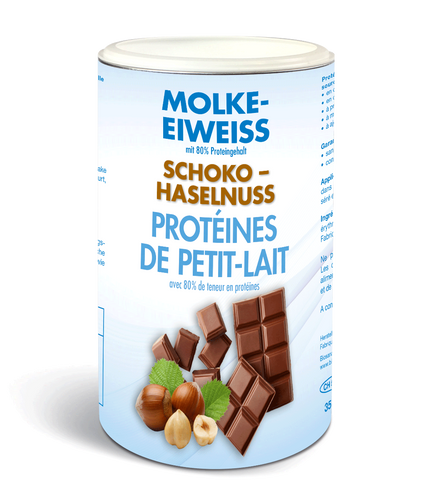 Molke-Eiweiss Pulver Schoko-Haselnuss 350 g