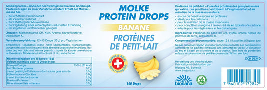 Molke Protein Drops Banane 140 Stk