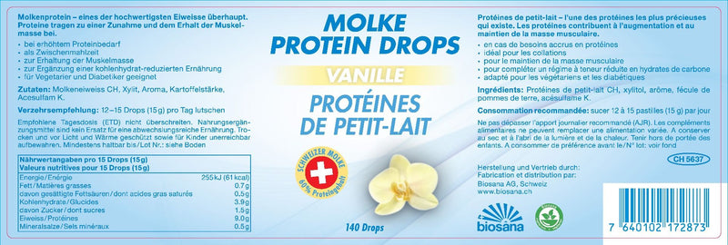 Carica immagine in Galleria Viewer, Molke Protein Drops Vanille 140 Stk
