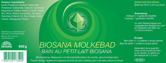 Molkebad mit basischen Mineralstoffen 600 g