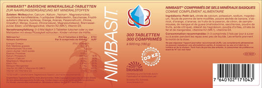 NIMBASIT Mineralsalz Tabletten 300 Stk