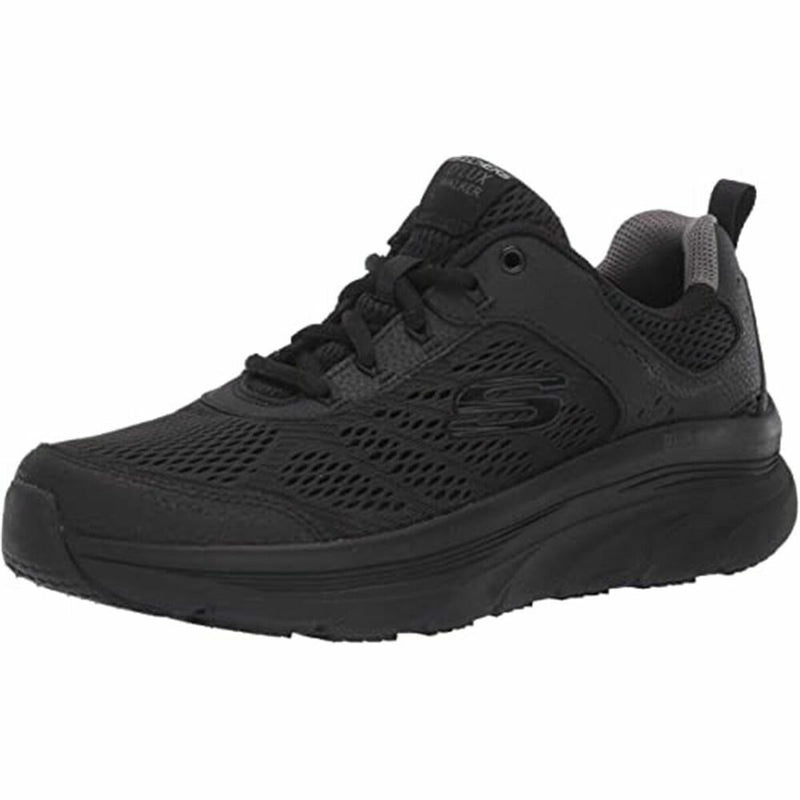 Load image into Gallery viewer, Running Shoes for Adults Skechers  D&#39; Lux Walker Black
