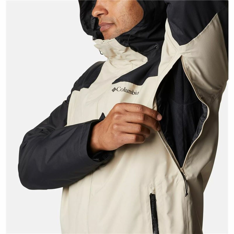 Cargue la imagen en el visor de la galería, Jacke für Erwachsene Columbia Electric Peak Schwarz Beige 2-in-1 Mit Kapuze
