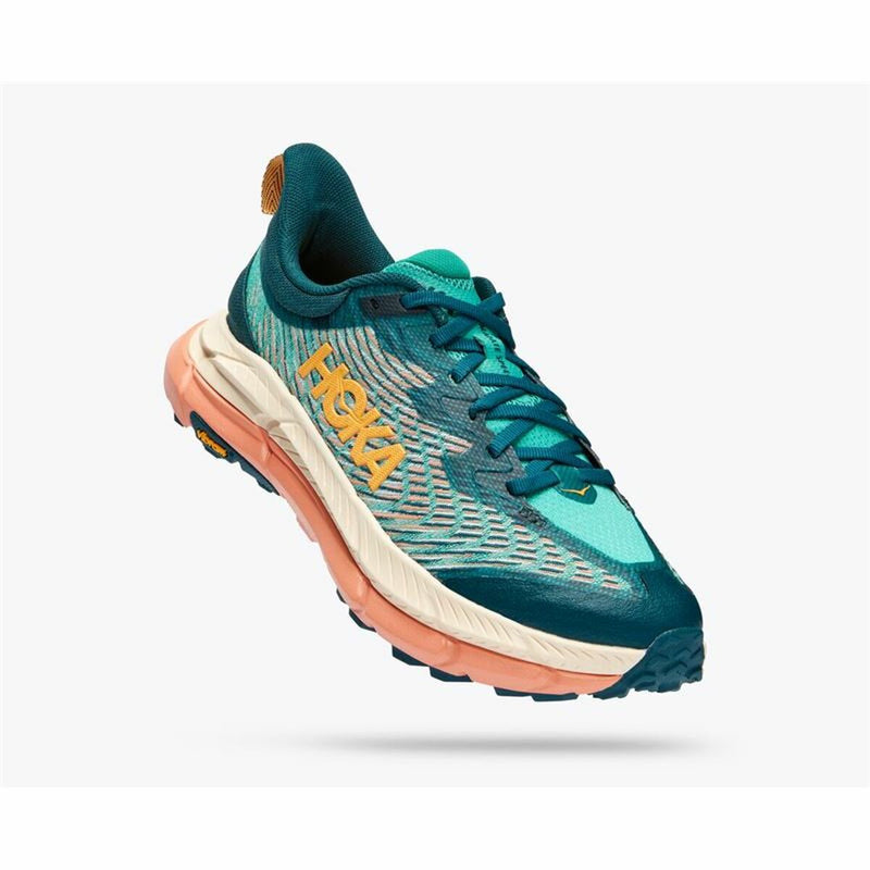 Cargue la imagen en el visor de la galería, Laufschuhe für Damen HOKA Mafate Speed 4 Deep Teal Damen grün
