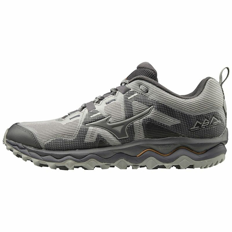 Chargez l&#39;image dans la visionneuse de la galerie, Chaussures de Sport pour Homme Mizuno Wave Mujin 6 Gris Homme
