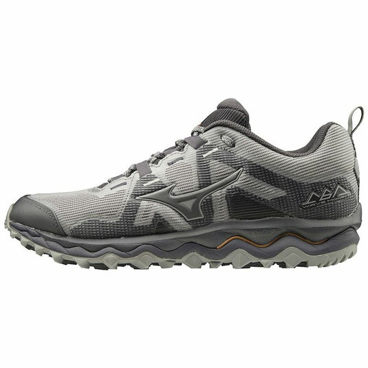 Chaussures de Sport pour Homme Mizuno Wave Mujin 6 Gris Homme