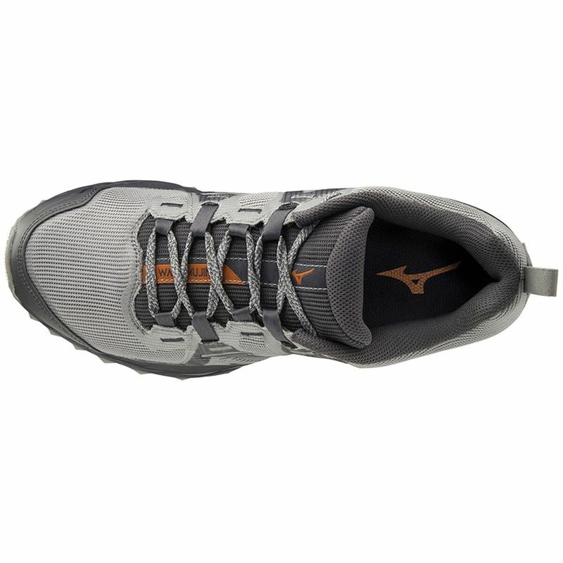 Chargez l&#39;image dans la visionneuse de la galerie, Chaussures de Sport pour Homme Mizuno Wave Mujin 6 Gris Homme
