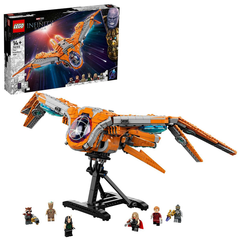 Chargez l&#39;image dans la visionneuse de la galerie, Playset   Lego 76193 Marvel Guardians of the Galaxy Starship with Thor &amp; Star-Lord         1901 Pièces  
