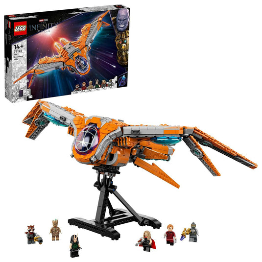 Playset   Lego 76193 Marvel Guardians of the Galaxy Starship with Thor & Star-Lord         1901 Pièces  