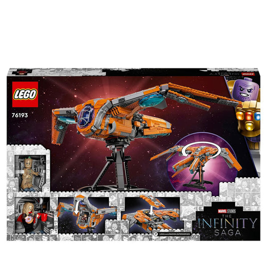 Playset   Lego 76193 Marvel Guardians of the Galaxy Starship with Thor & Star-Lord         1901 Pièces  