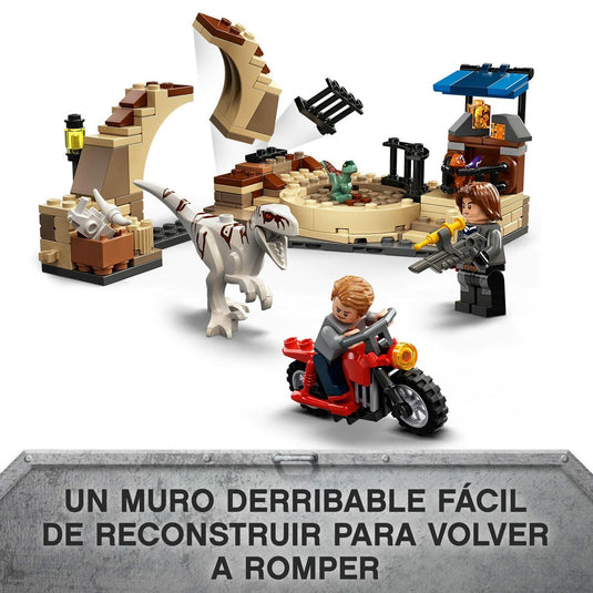 Playset Lego 76945 Jurassic World Atrociraptor Motorcycle (169 Pièces)