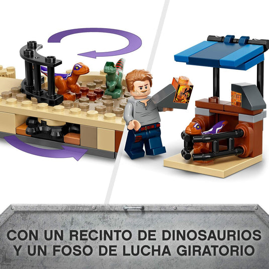 Playset Lego 76945 Jurassic World Atrociraptor Motorcycle (169 Pièces)