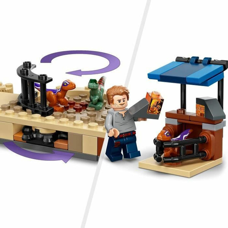 Chargez l&#39;image dans la visionneuse de la galerie, Playset Lego 76945 Jurassic World Atrociraptor Motorcycle (169 Pièces)
