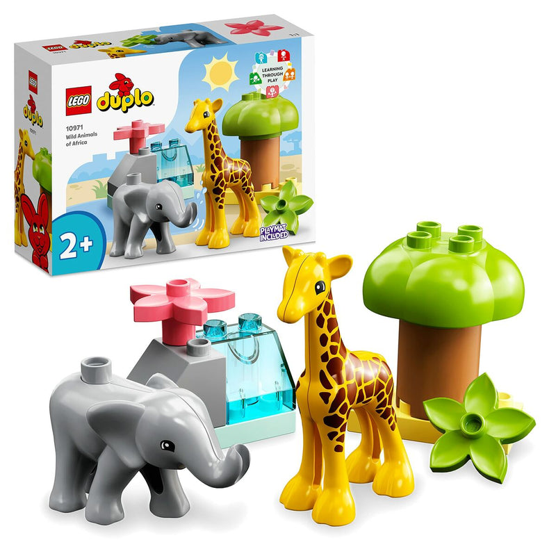 Chargez l&#39;image dans la visionneuse de la galerie, Playset Lego DUPLO African Wild Animals, 10 Pièces
