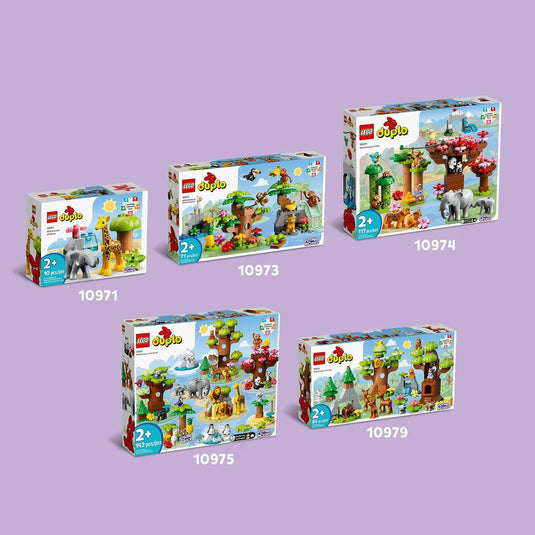 Playset Lego DUPLO African Wild Animals, 10 Pièces