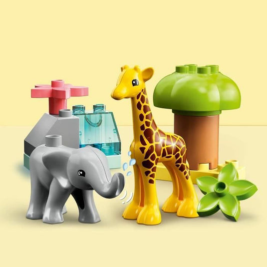 Playset Lego DUPLO African Wild Animals, 10 Pièces