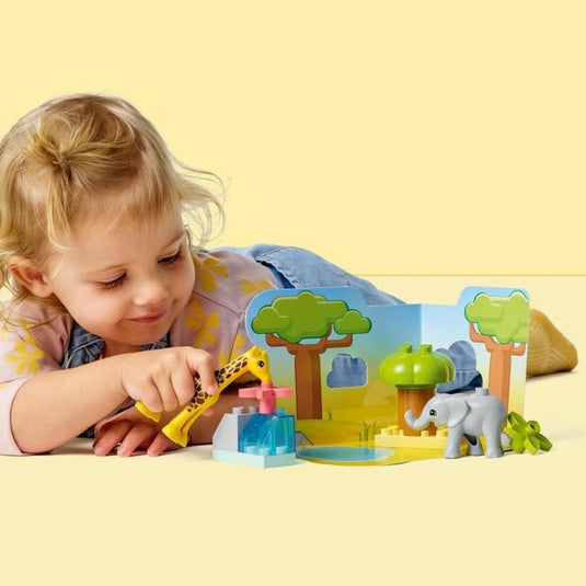 Playset Lego DUPLO African Wild Animals, 10 Pièces