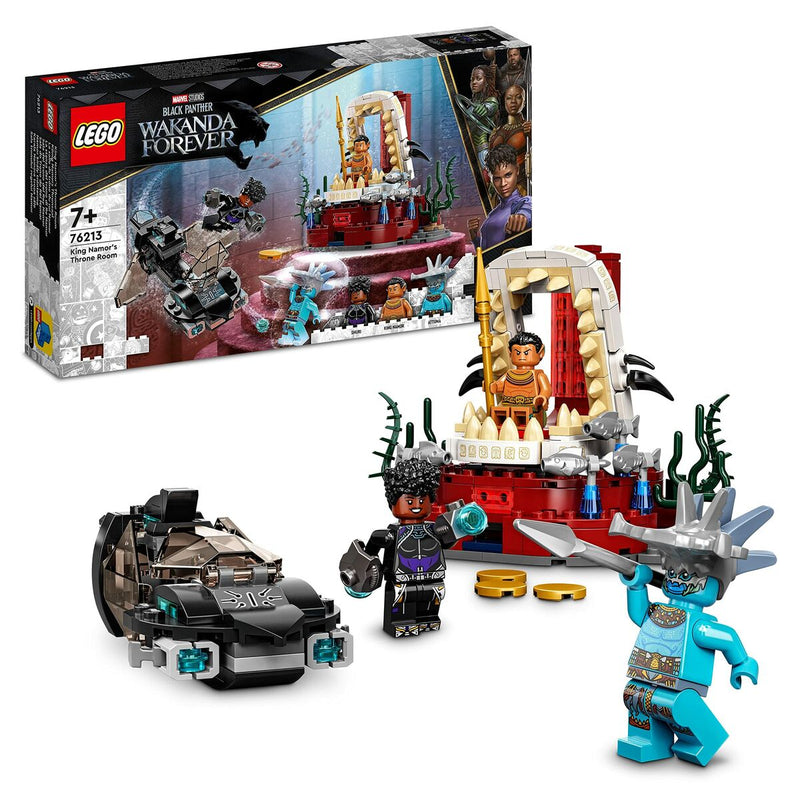 Cargue la imagen en el visor de la galería, Konstruktionsspiel Lego Marvel 76213 The Throne Salle of King Namor
