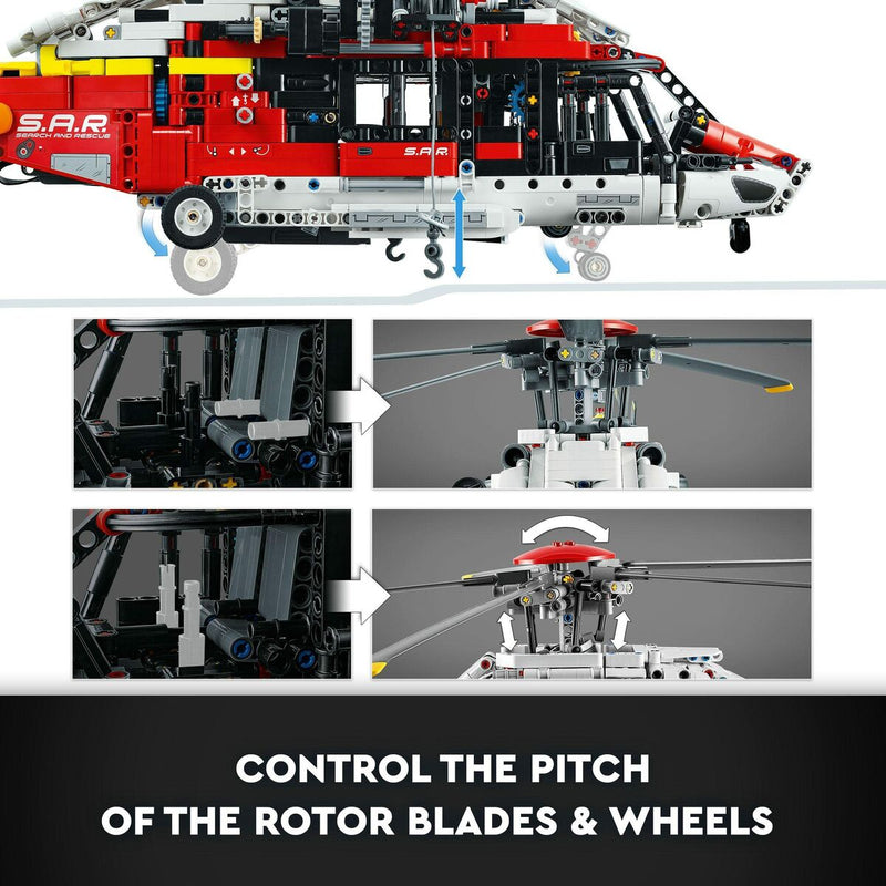 Chargez l&#39;image dans la visionneuse de la galerie, Jeu de Véhicules   Lego Technic 42145 Airbus H175 Rescue Helicopter         2001 Pièces  
