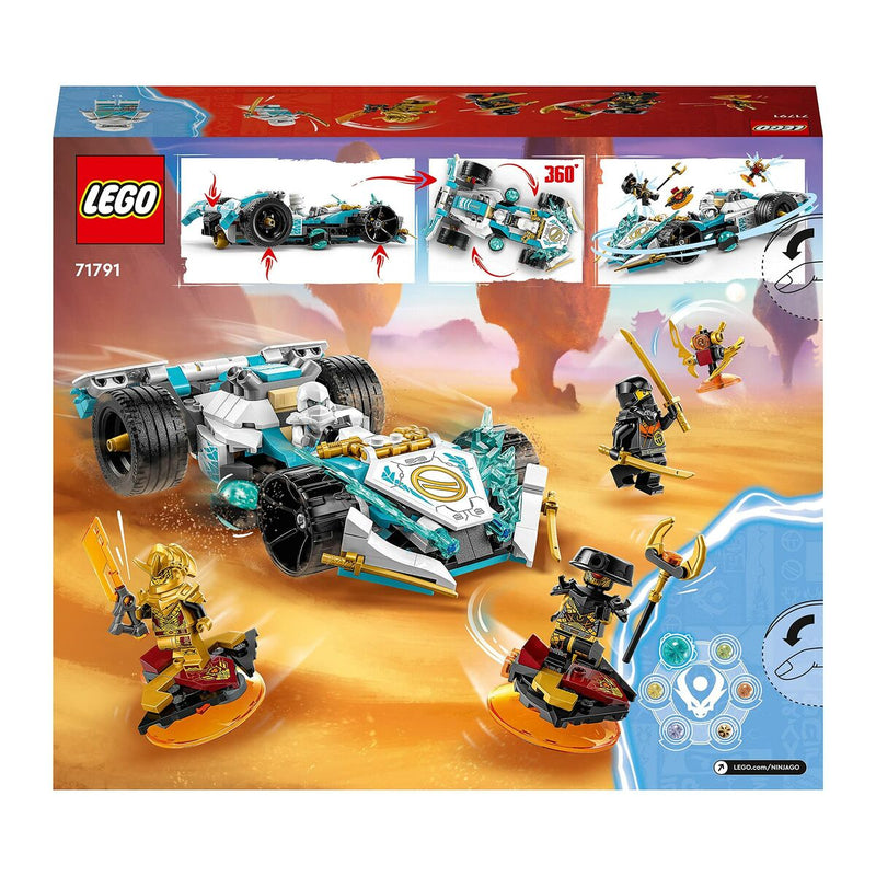 Cargue la imagen en el visor de la galería, Spielset Fahrzeuge Lego Ninjago Dragon Rising: Zane&#39;s Dragon Power Spinjitzu Race Car 71791 307 Stücke
