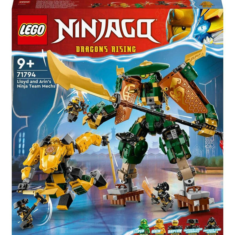 Chargez l&#39;image dans la visionneuse de la galerie, Set de construction Lego Ninjago 71794 The Ninjas Lloyd and Arin robot team
