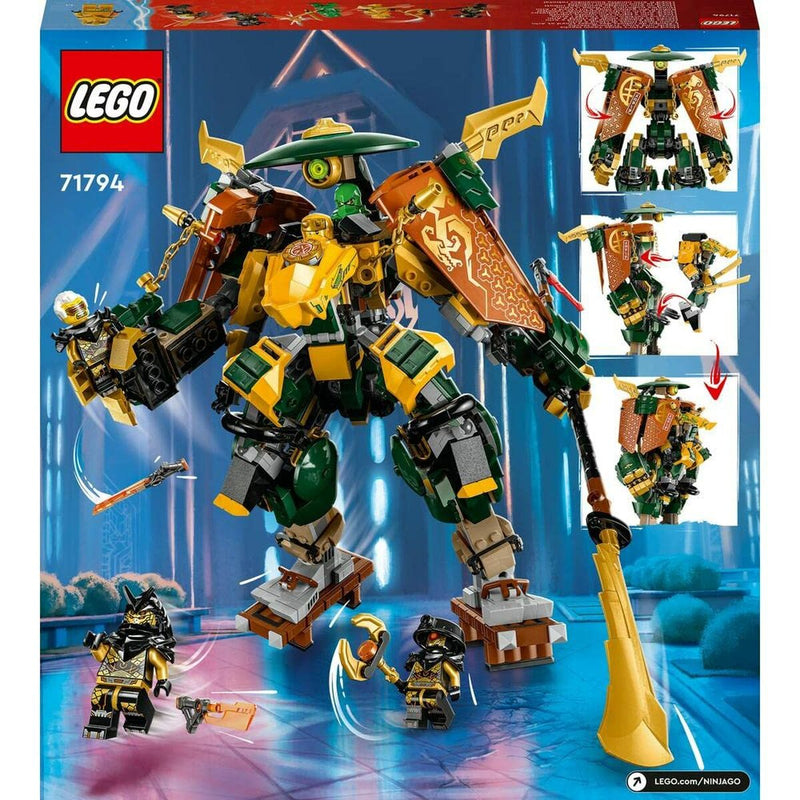 Chargez l&#39;image dans la visionneuse de la galerie, Set de construction Lego Ninjago 71794 The Ninjas Lloyd and Arin robot team
