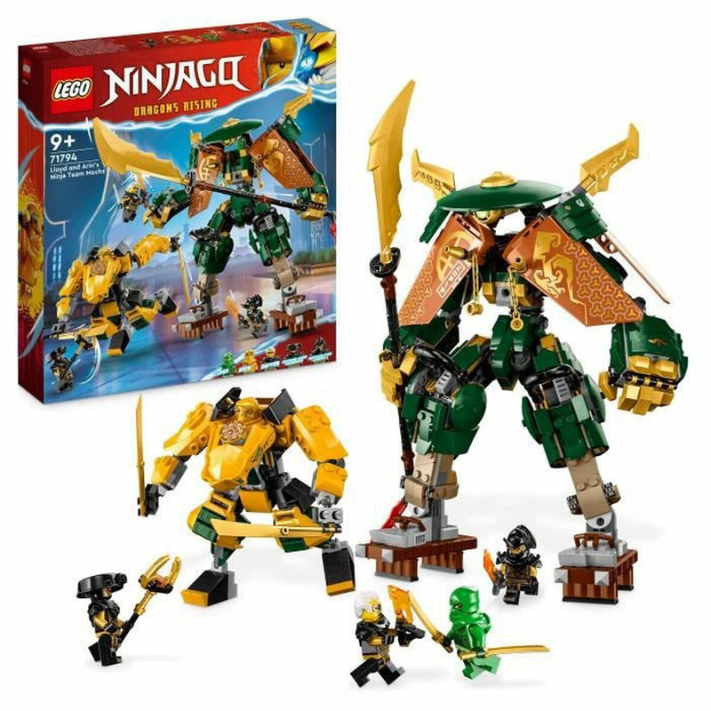 Chargez l&#39;image dans la visionneuse de la galerie, Set de construction Lego Ninjago 71794 The Ninjas Lloyd and Arin robot team
