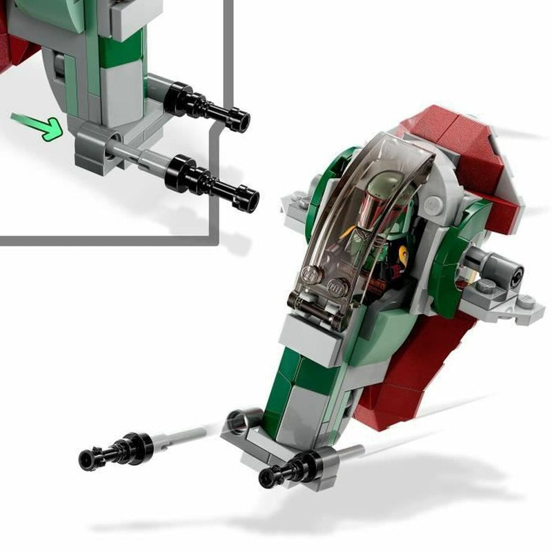 Cargue la imagen en el visor de la galería, Playset Lego Star-Wars 75344 Bobba Fett&#39;s Starship 85 Stücke
