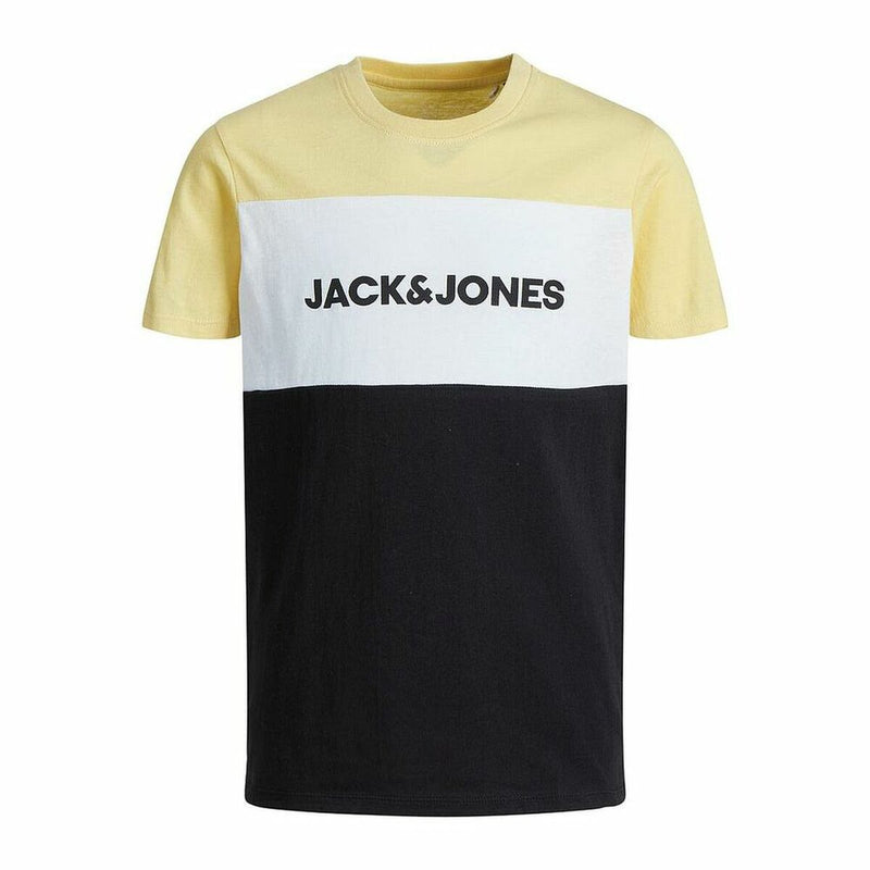 Cargue la imagen en el visor de la galería, Kurzarm-T-Shirt für Kinder BLOCKING TEE Jack &amp; Jones JNR 12174282 Gelb
