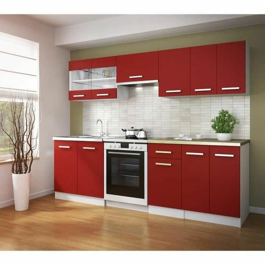 Armoire 40 x 31 x 55 cm Rouge Mélamine PVC