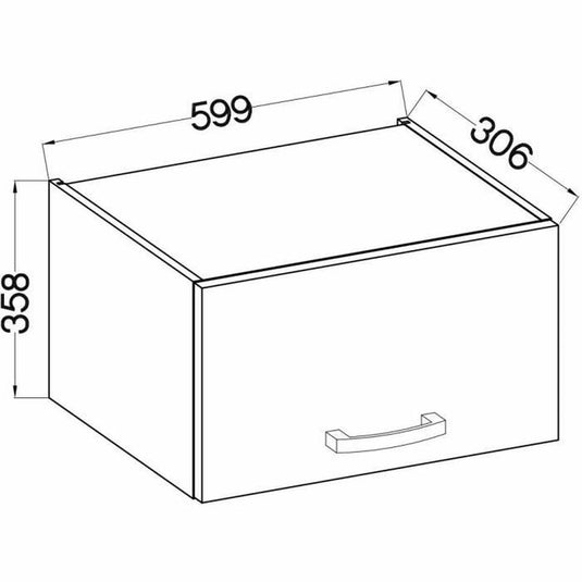 Armoire 60 x 31,6 x 36 cm Gris