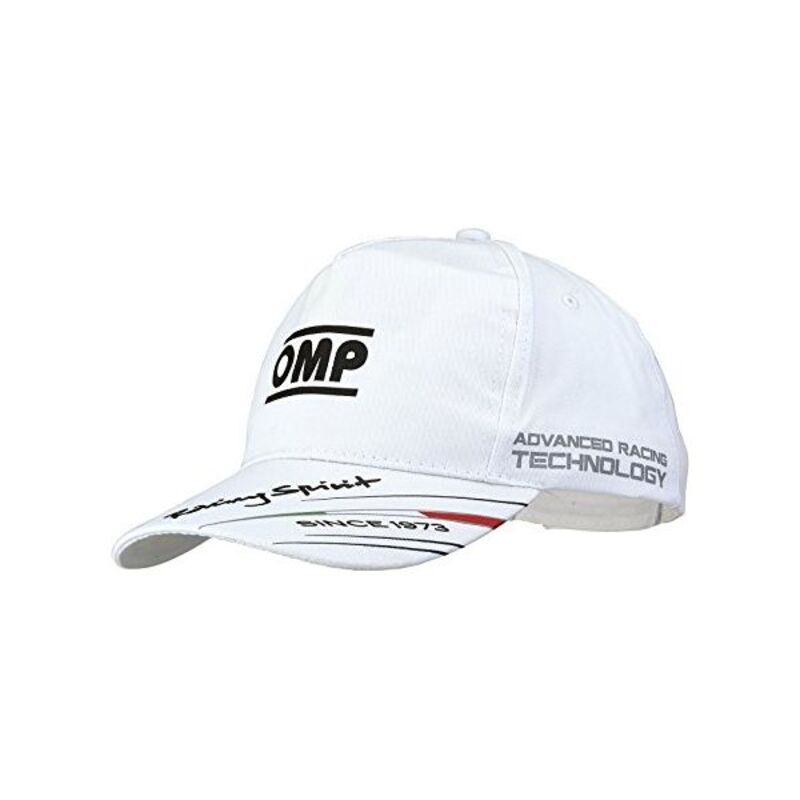 Casquette de Sport OMP OMPPR918020 Blanc