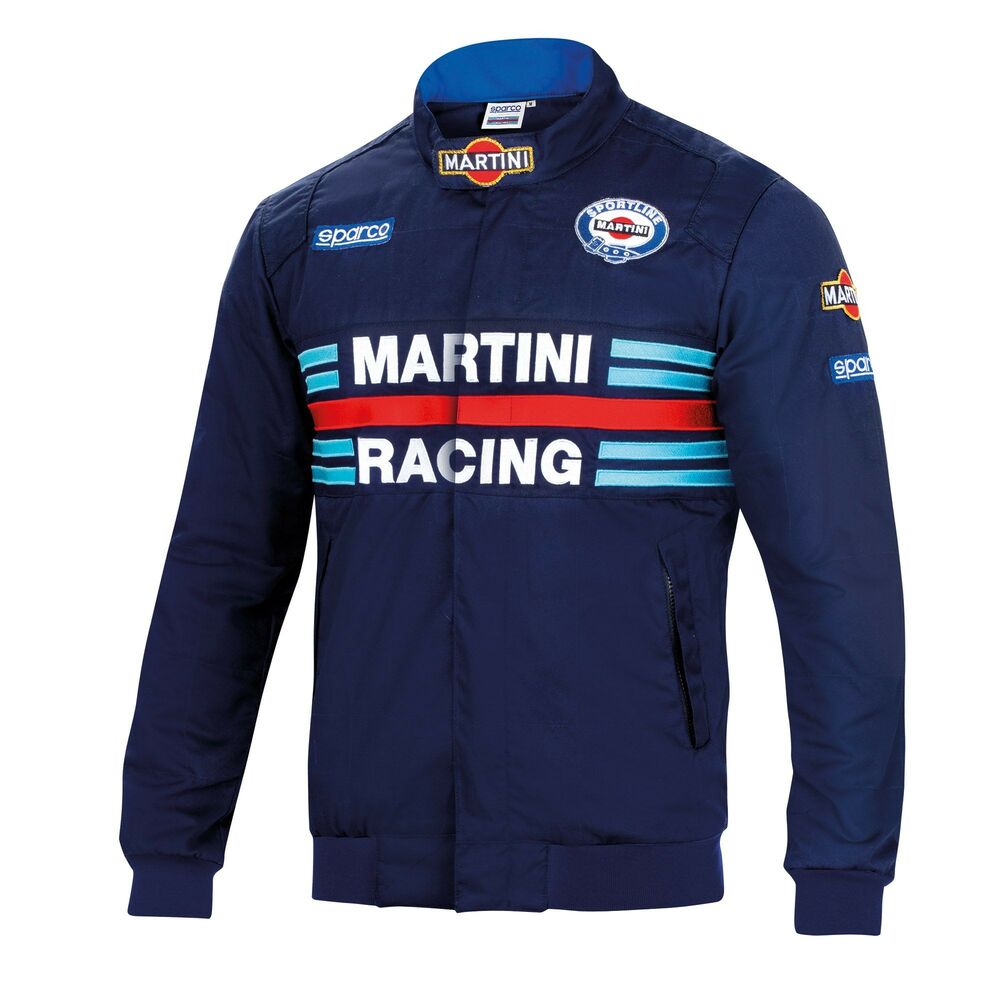 Jacke Sparco Martini Racing L Marineblau