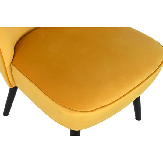 Siège DKD Home Decor Jaune Bois 56 x 70 x 71 cm