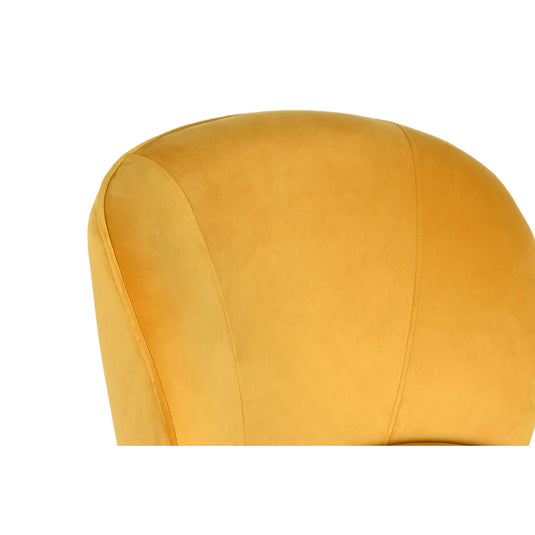 Siège DKD Home Decor Jaune Bois 56 x 70 x 71 cm