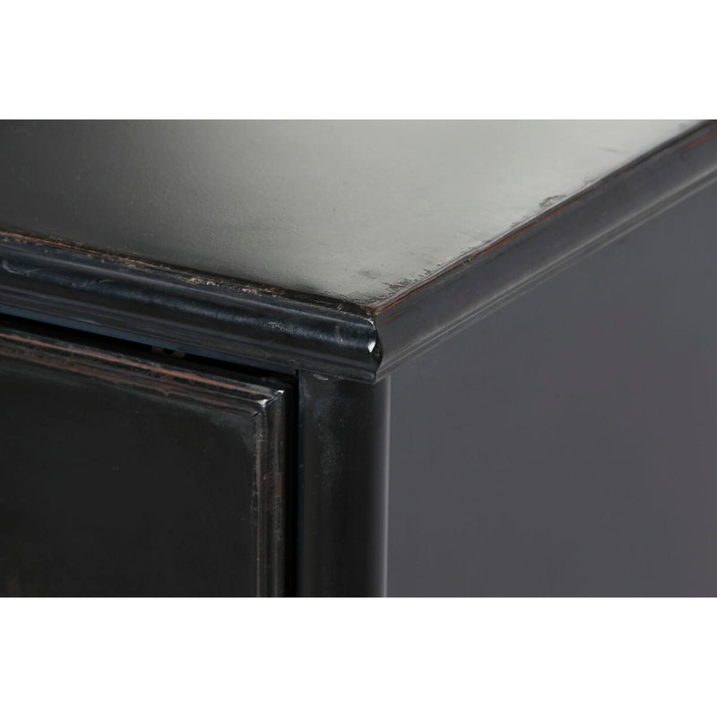 Cargue la imagen en el visor de la galería, Anrichte DKD Home Decor Schwarz Metall Kristall 100 x 40 x 80 cm
