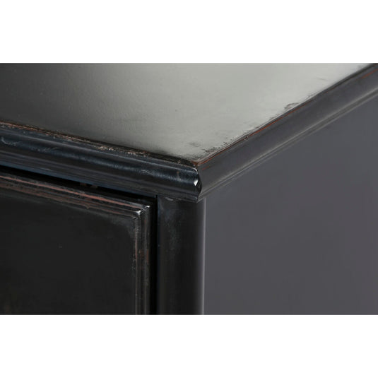 Anrichte DKD Home Decor Schwarz Metall Kristall 100 x 40 x 80 cm