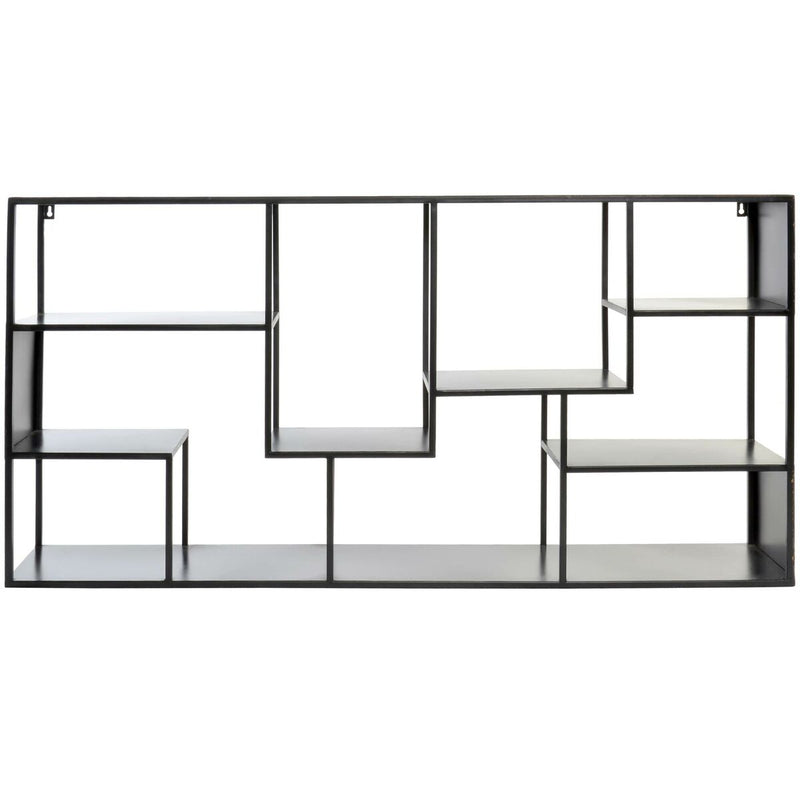 Cargue la imagen en el visor de la galería, Regal DKD Home Decor Schwarz Metall 120 x 20 x 60 cm
