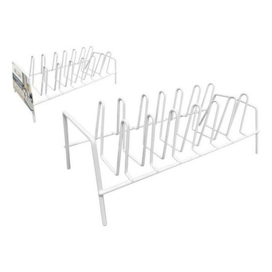 Organisateur pour poêles Confortime Métal Blanc (35,8 x 17,2 x 13,4 cm)