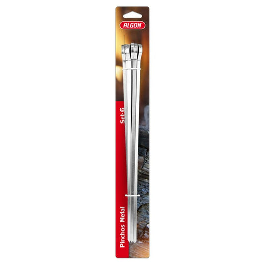 Grillspieß-Set Algon Metall (33 cm x 6 mm)