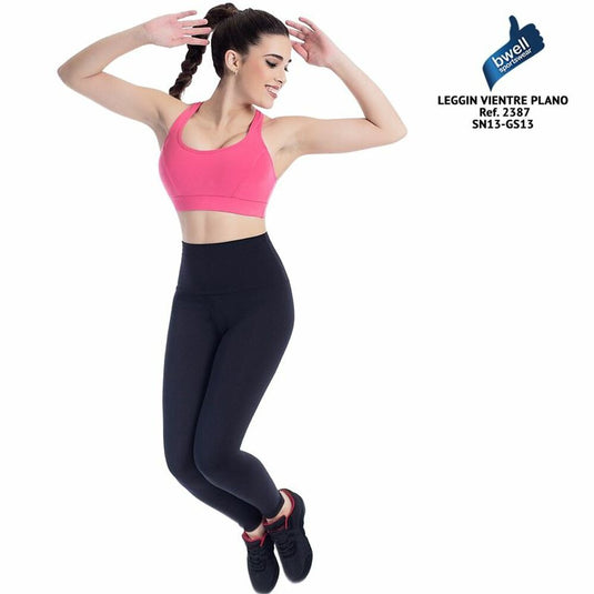 Sporthose Damen Happy Dance Schwarz