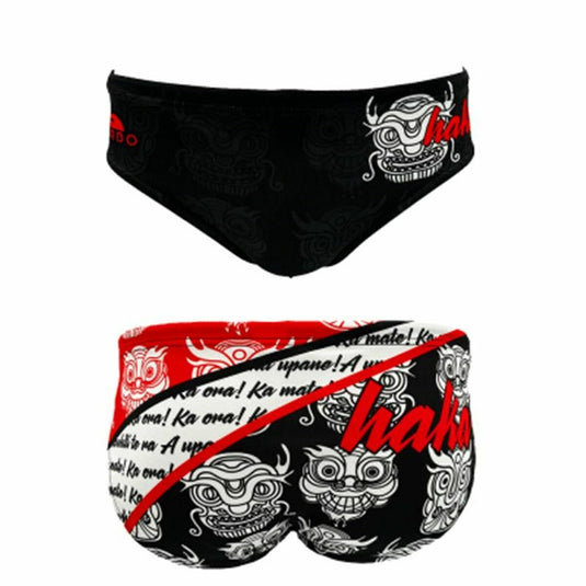 Herren Badehose Turbo Waterpolo Haka New Schwarz